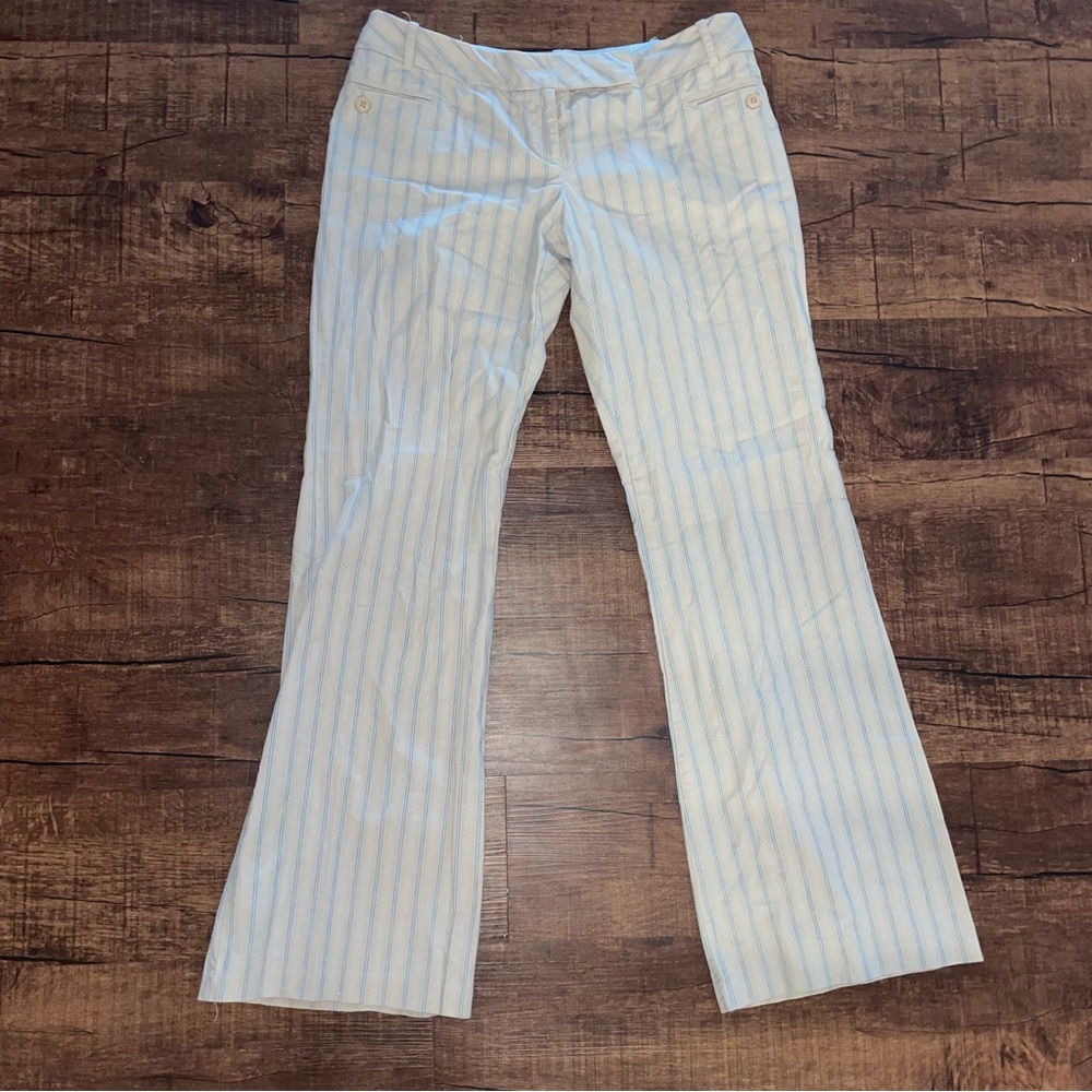 Joe Benbasset Blue and Peach Striped Vintage Pants